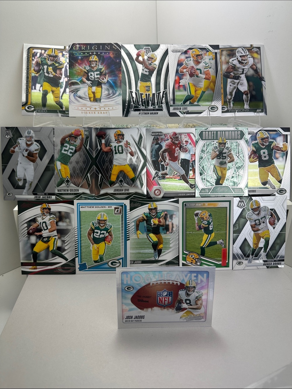 Jordan Love/Jacobs/Parsons w/ 3 Golden Rookies & Craft/Doubs Packers lot of 17